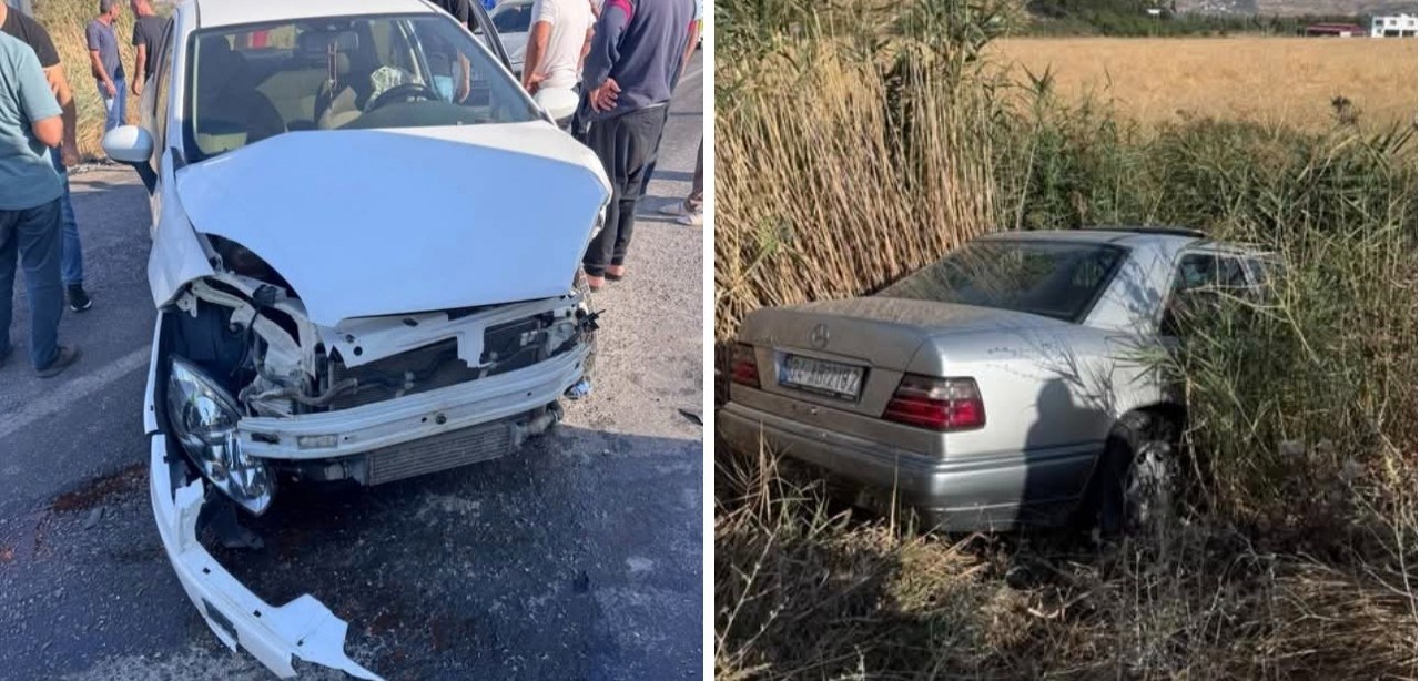Adıyaman Gölbaşı'nda İki Otomobil Çarpıştı