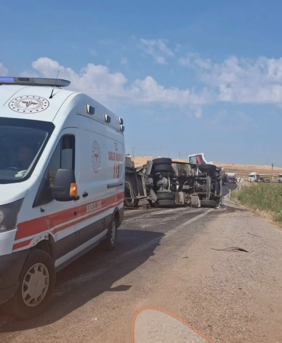 Türkoğlu-Narlı Karayolunda Trafik Kazası Meydana Geldi