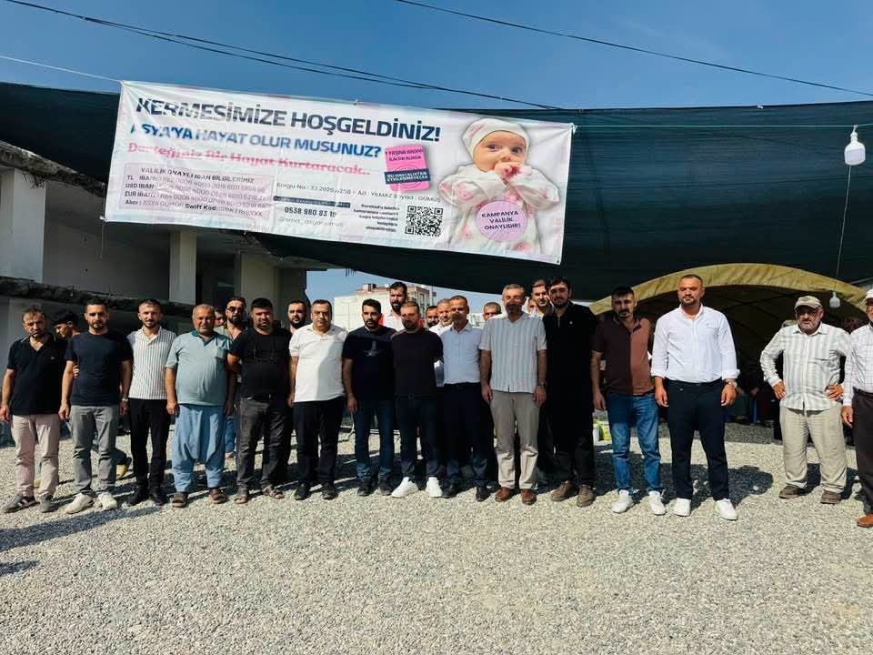 İş ve Siyaset İnsanı Abdulvahap Can SMA Hastası Asya İçin Düzenlenen Kermese Katıldı