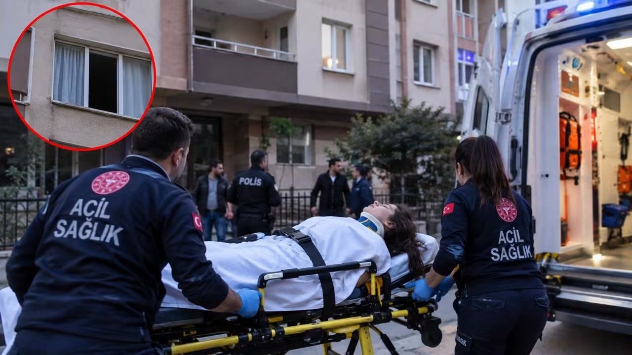 Elbistan'da Genç Kız Pencereden Düşerek Yaralandı