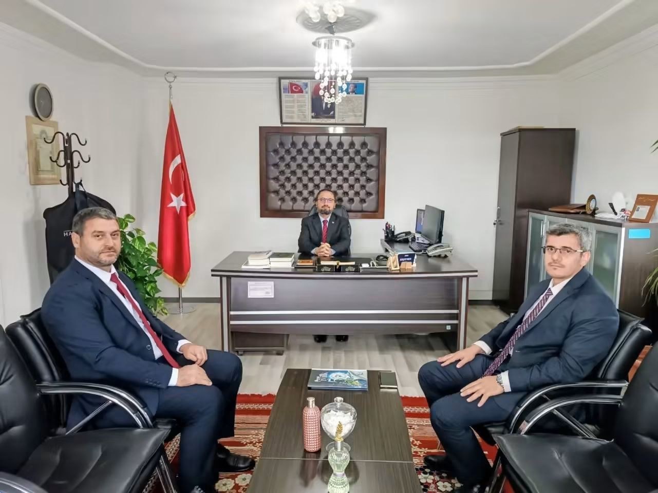 Adıyaman İl Müftüsü Şavlı Sincik İlçe Müftüsü Bugur'u Ziyaret Etti