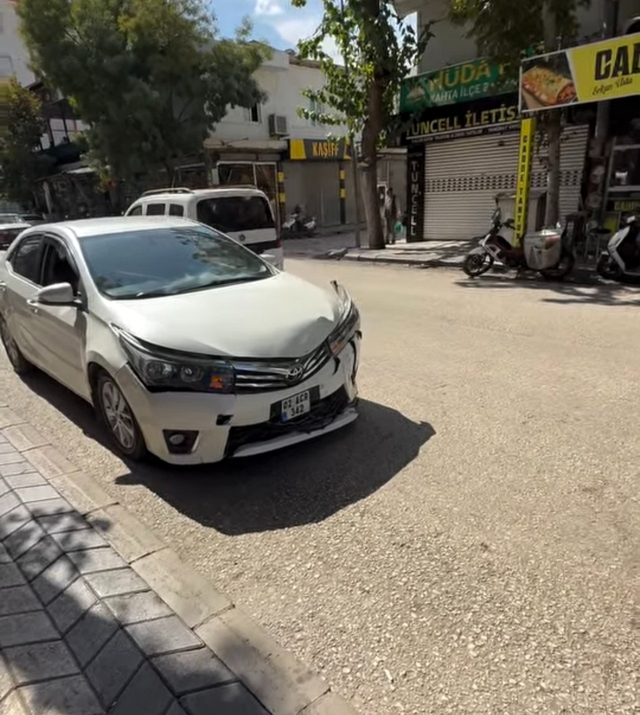 Kahta'da Aynı Noktada Trafik Kazası Yaşandı