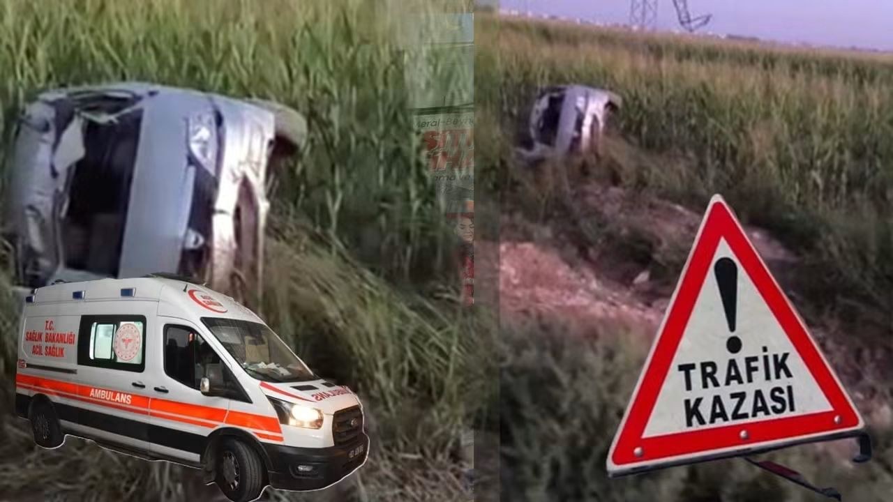 Şanlıurfa'da Otomobil Mısır Tarlasına Uçtu: 3 Kişi Yaralandı