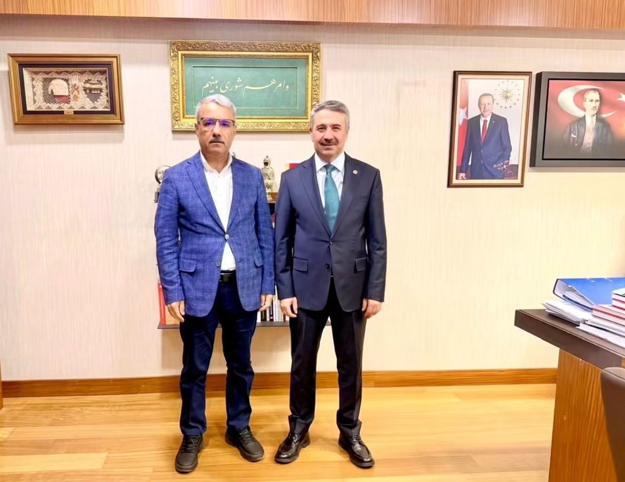 Adıyaman Esnaf Odası Başkanı Duranay Milletvekili Alkayış'ı Ziyaret Etti