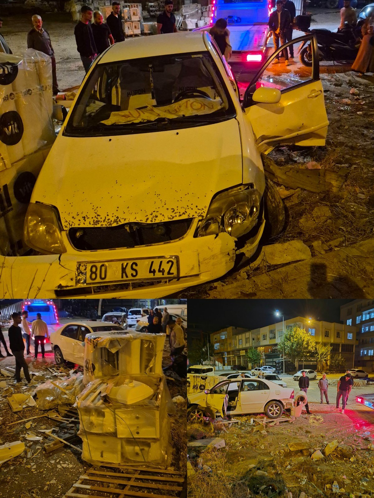 Kahta Diyarbakır Yolunda Trafik Kazası Meydana Geldi