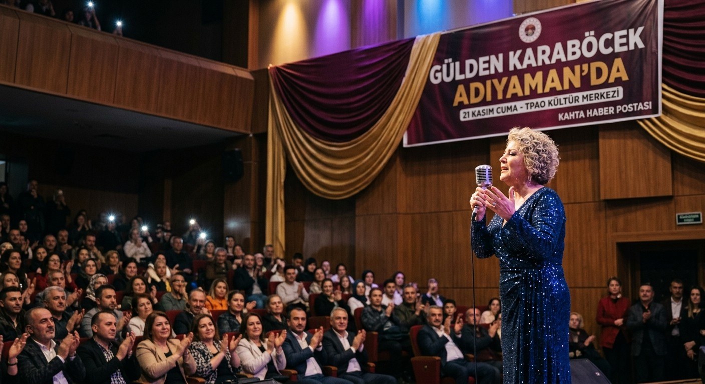 Gülden Karaböcek Adıyaman'da Konser Verecek