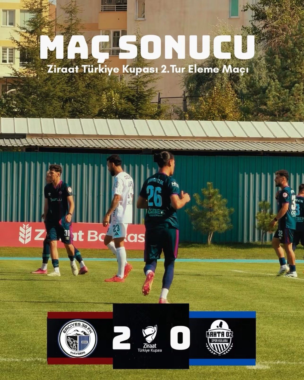 Ziraat Türkiye Kupasına Kahta 02 Spor Veda Etti