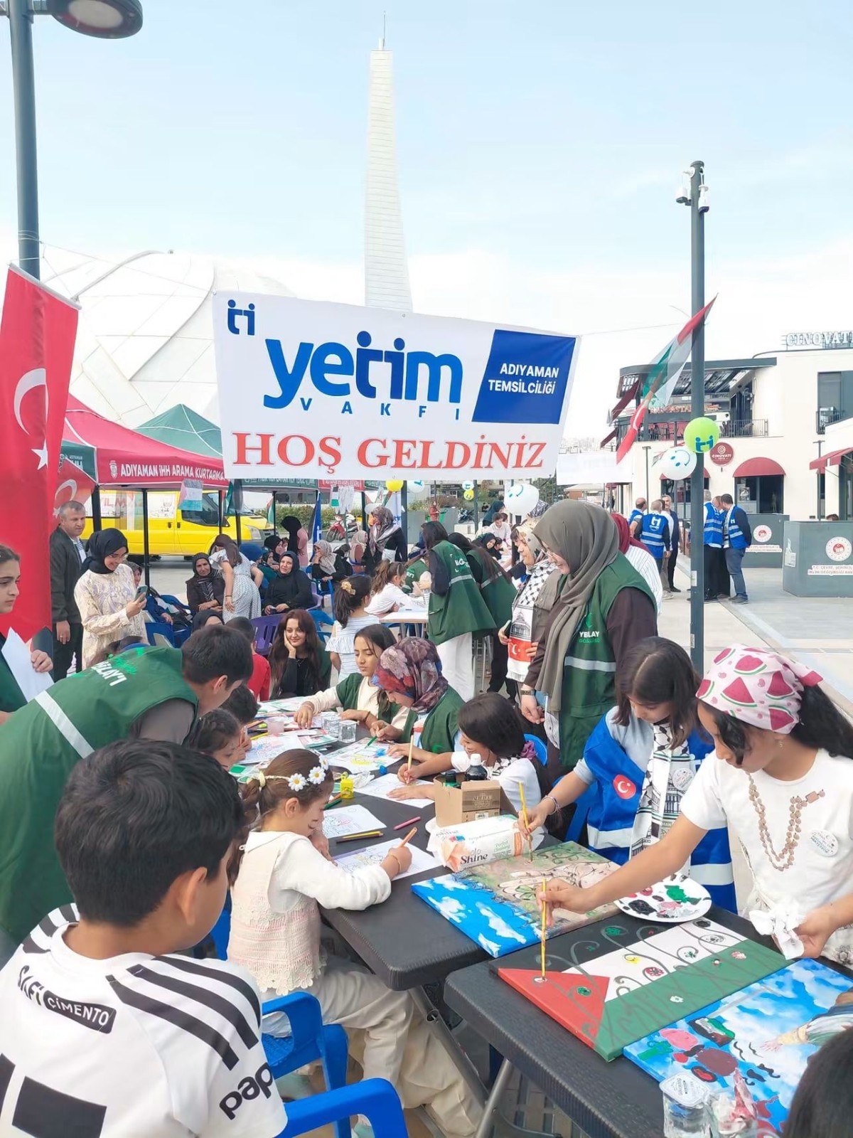 Adıyamanlı Çocuklardan Filistinli Çocuklar İçin Etkinlik Düzenledi
