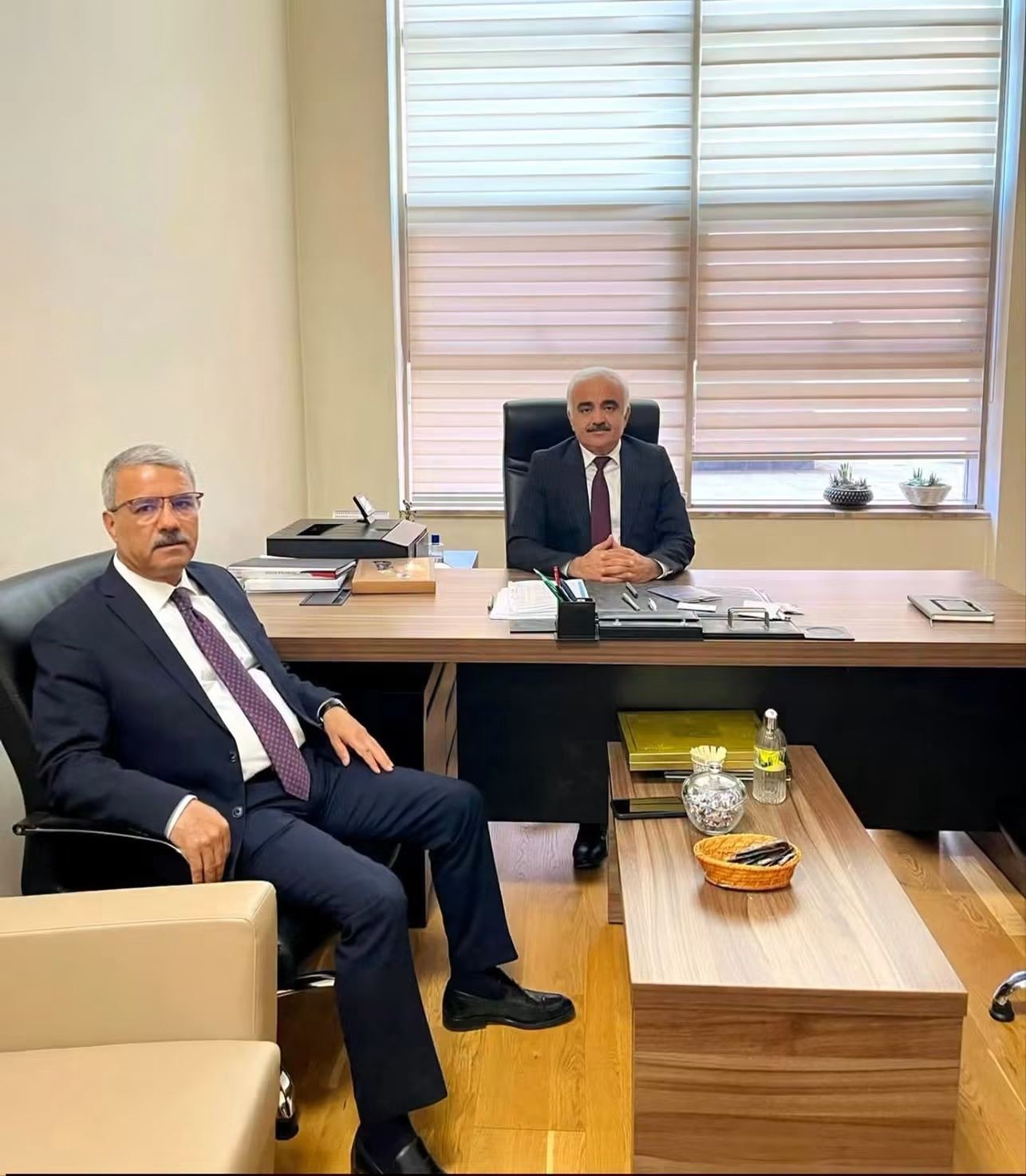Adıyaman Esnaf Odası Başkanı Ziya Duranay'dan Ziya Polat'a Ziyaret